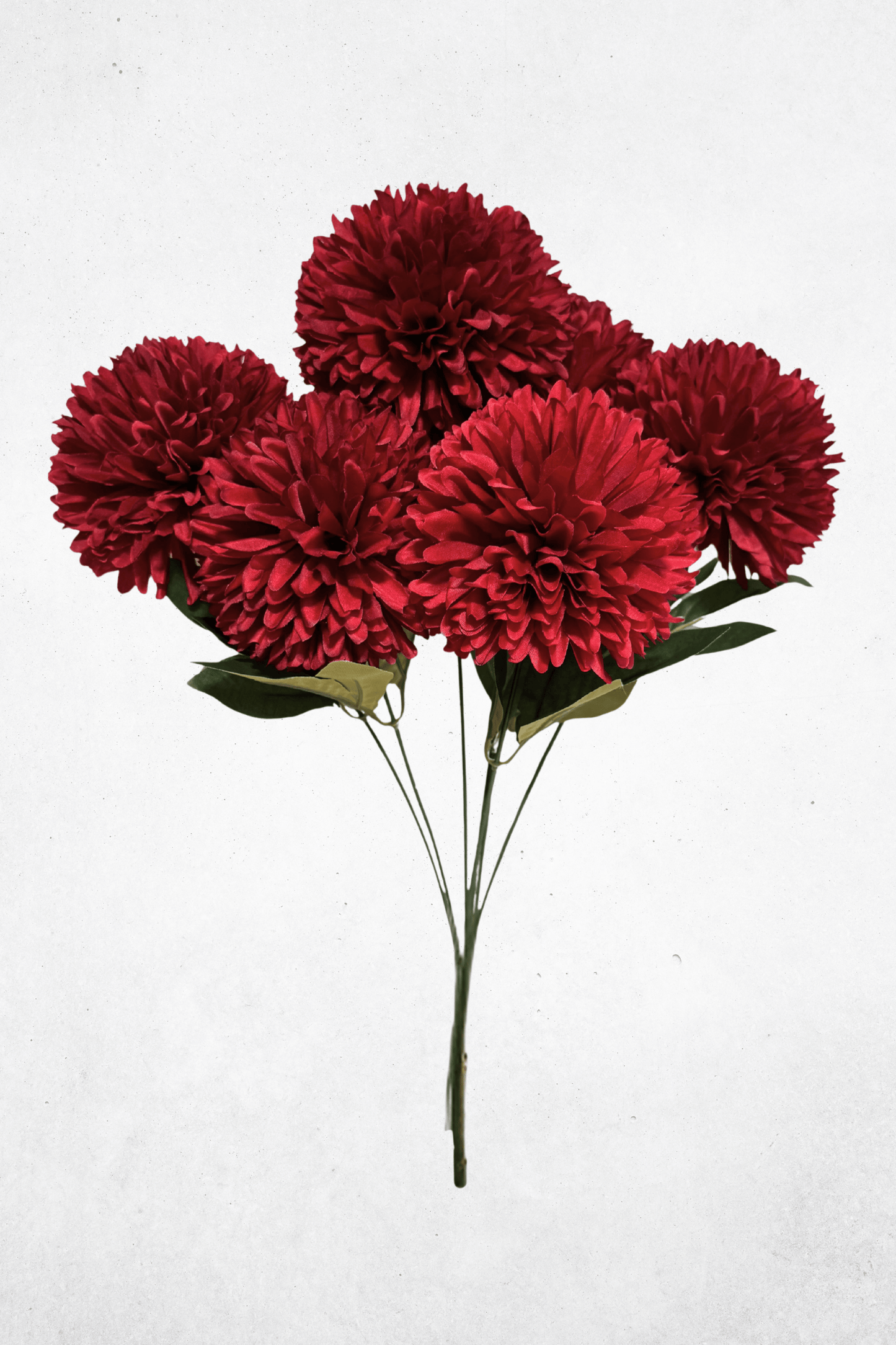 Kunstblume Nelkenstrauß Rot 43cm