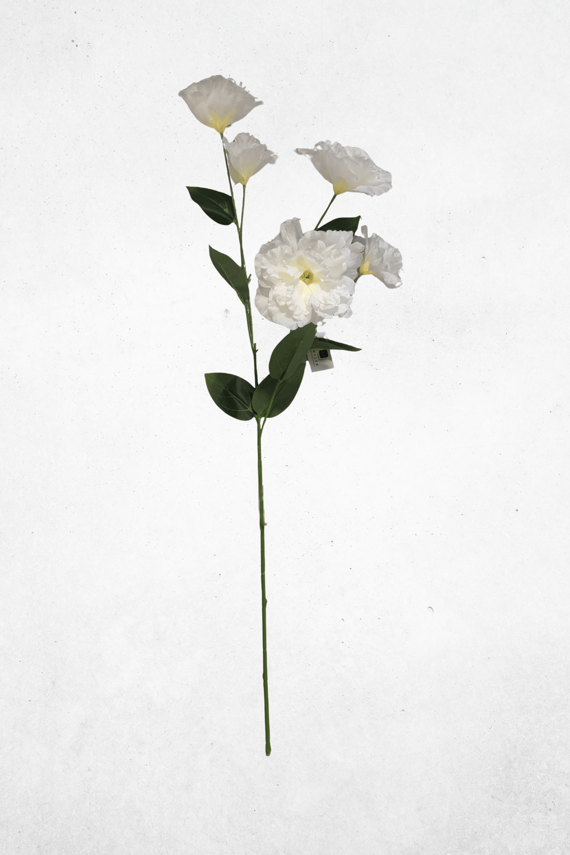 Kunstblume Hortensie 5-Köpfig Weiß 82cm