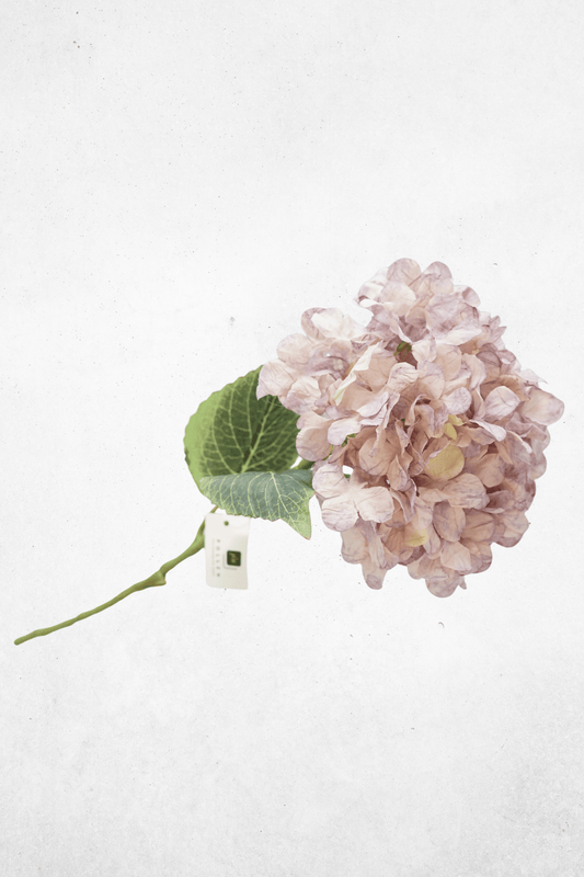 Kunstblume Hortensie Rosa 55cm