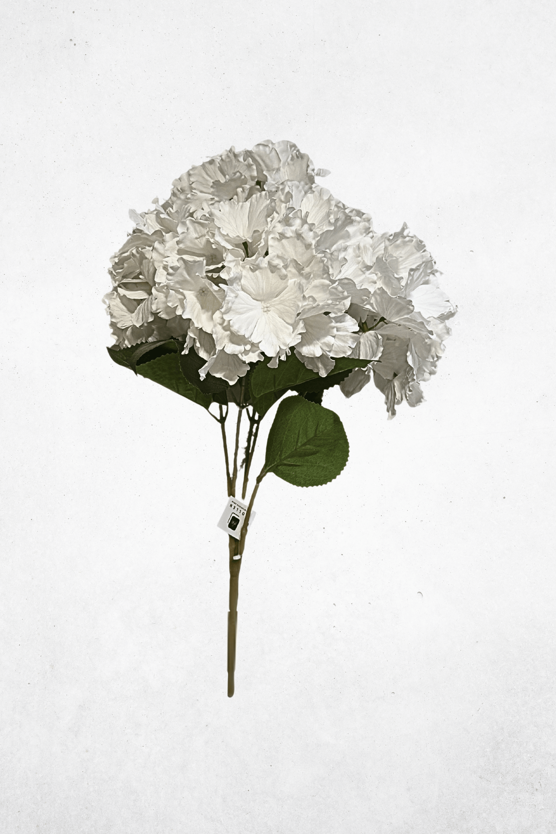 Kunstblume Hortensie Weiß 47cm