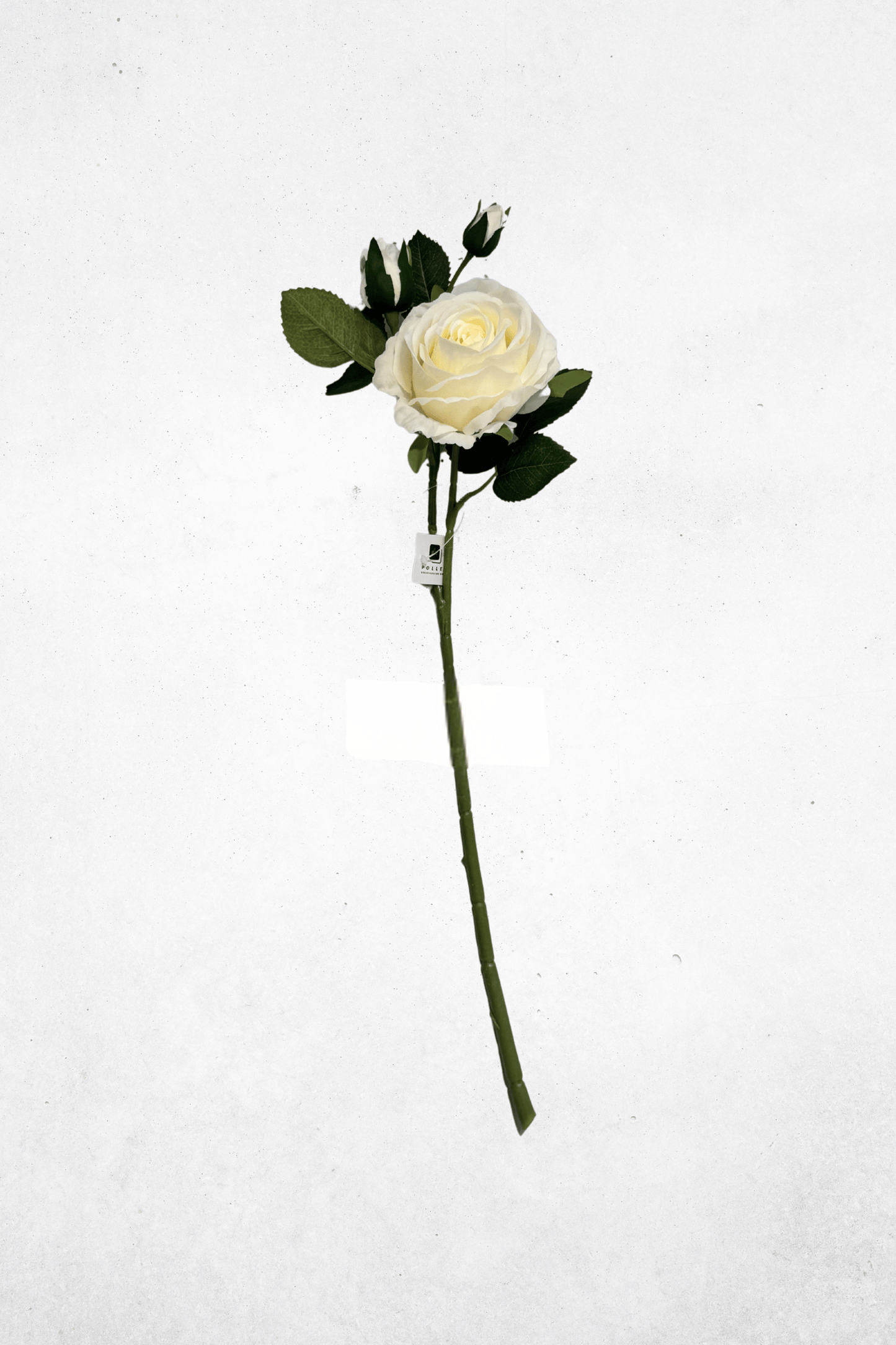 Kunstblume Rose Cremeweiß 56cm