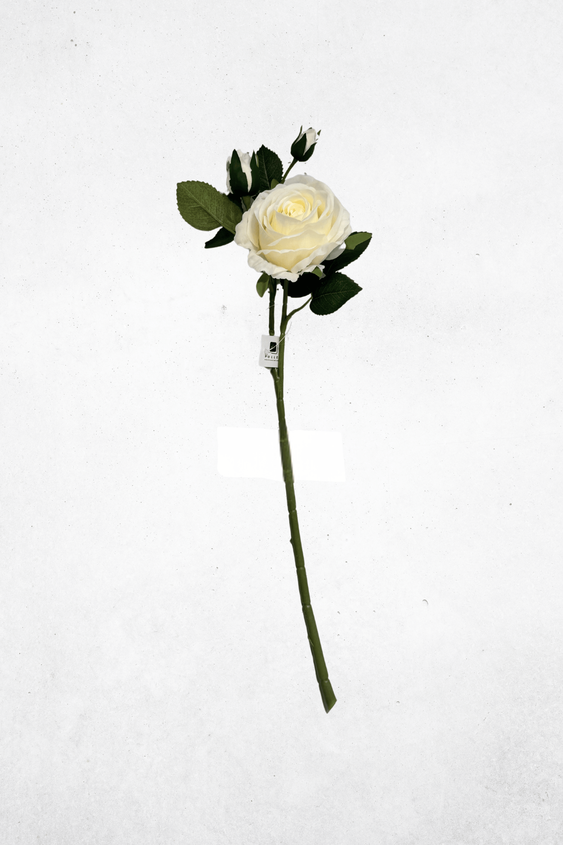 Kunstblume Rose Cremeweiß 56cm