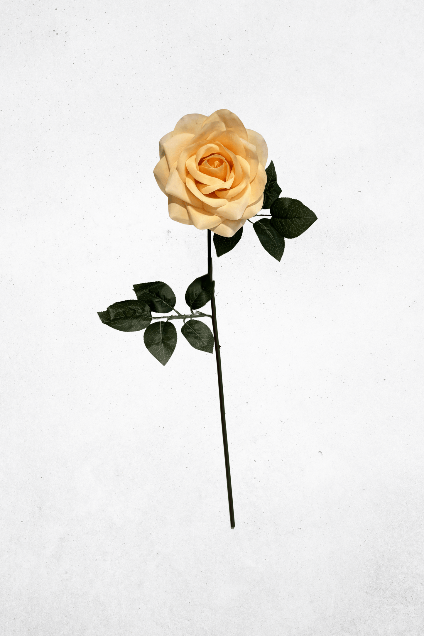 Kunstblume Rose Cremeweiß 97cm