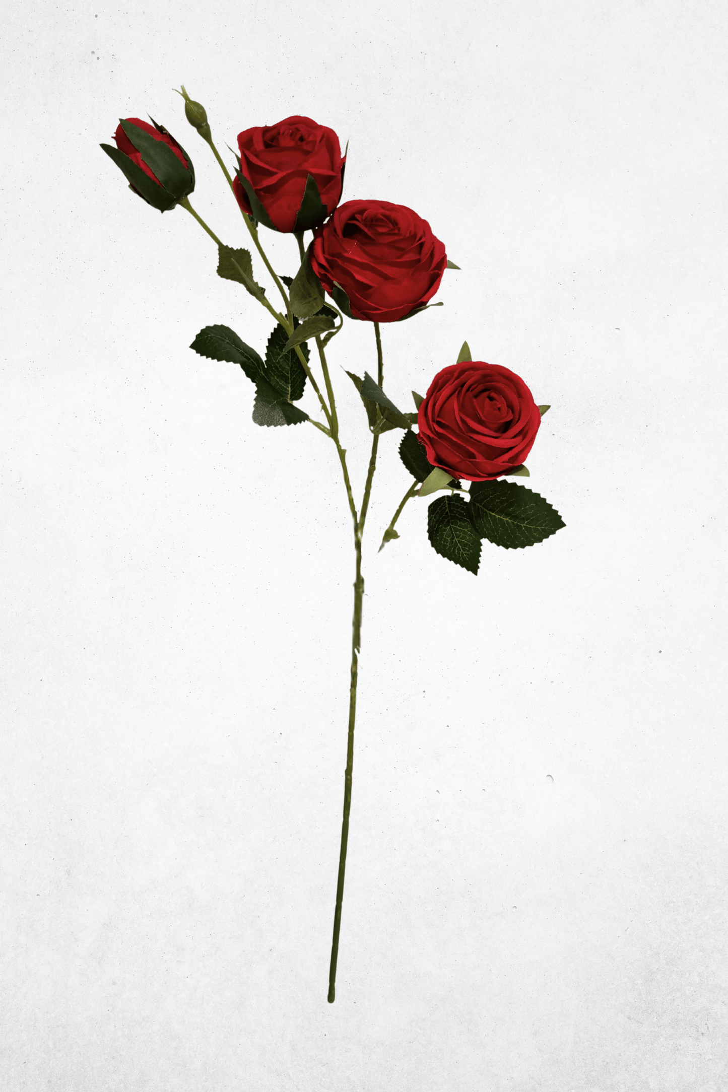 Kunstblume Rose Rot 62cm