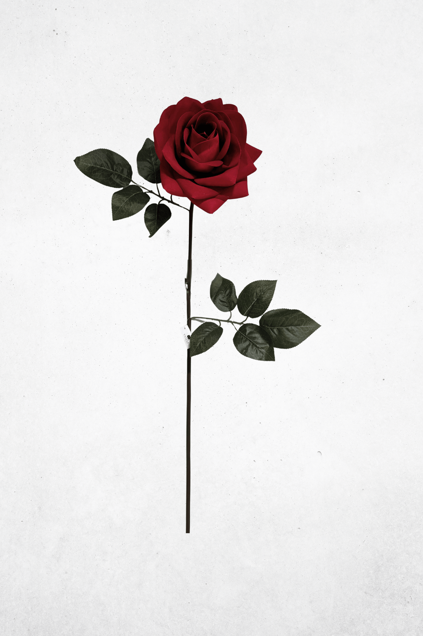 Kunstblume Rose Rot 97cm