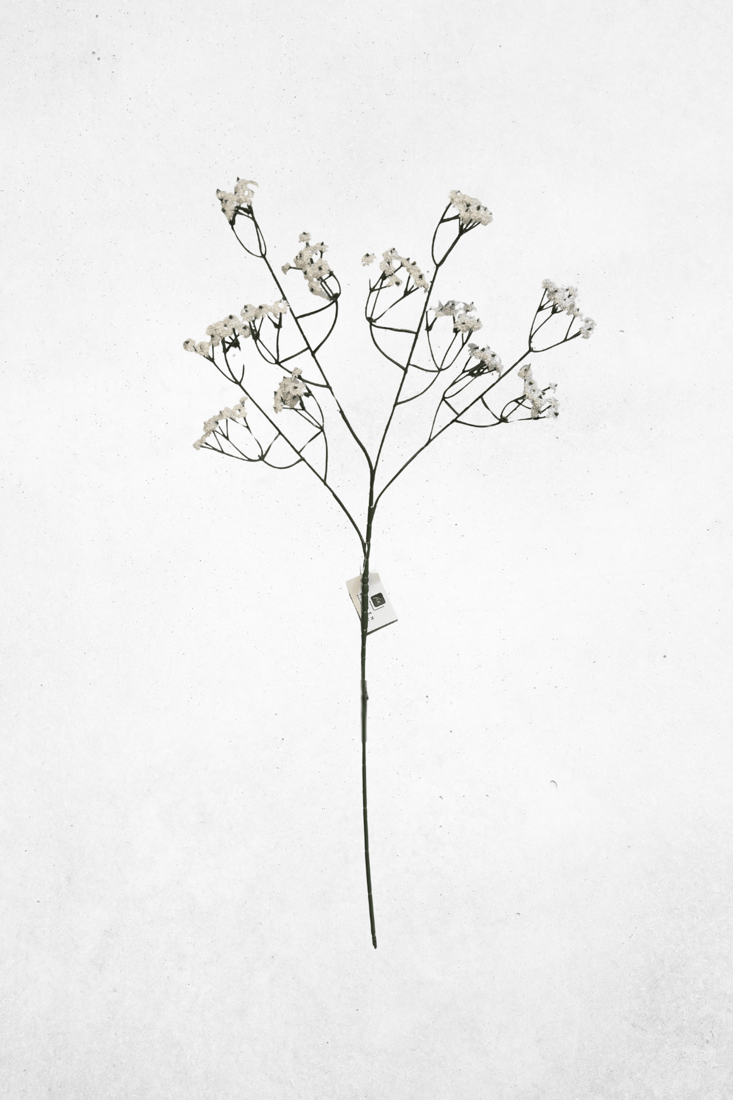 Kunstblume Schleierkraut Weiß Dunkelgrün 64cm
