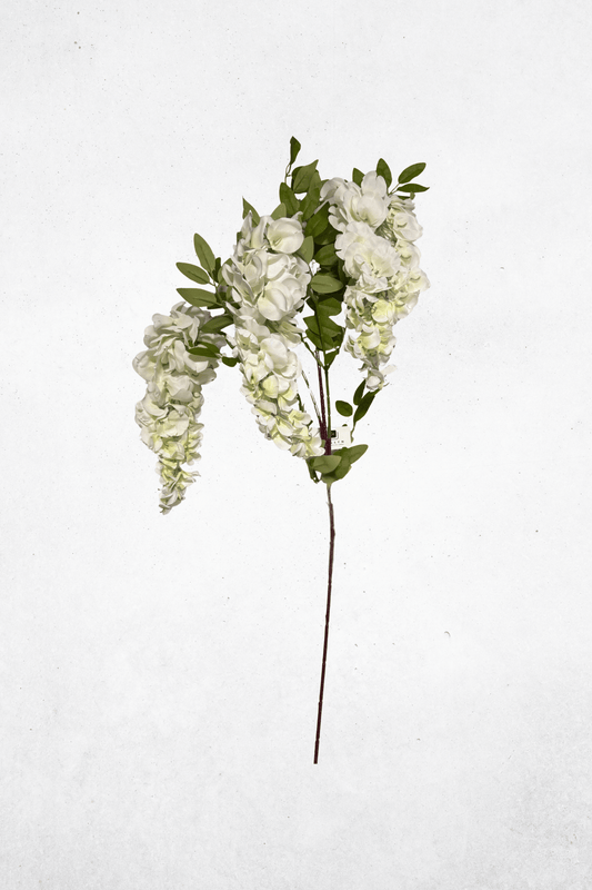 Kunstblume Wisteria Weiß