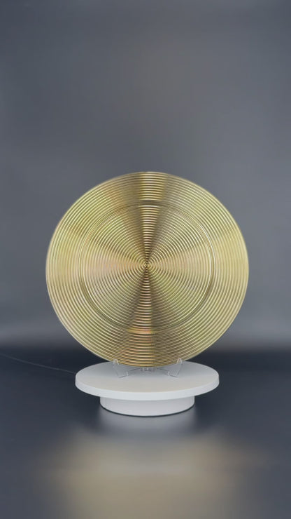 Platzteller Gold mit Muster 32cm - Edle Tischunterlage für Hochzeiten & Gastronomie